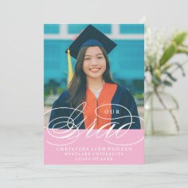 我々のエレガント脚本を卒業した |卒業招待状 招待状