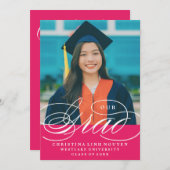 我々のエレガント脚本を卒業した |卒業招待状 招待状 (正面/裏面)