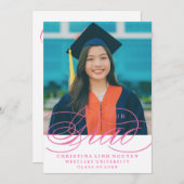 我々のエレガント脚本を卒業した |卒業招待状 招待状 (正面/裏面)