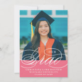 我々のエレガント脚本を卒業した |卒業招待状 招待状 (正面)