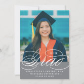 我々のエレガント脚本を卒業した |卒業招待状 招待状 (正面)