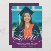 我々のエレガント脚本を卒業した |卒業招待状 招待状 (正面/裏面)