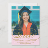 我々のエレガント脚本を卒業した |卒業招待状 招待状 (正面)