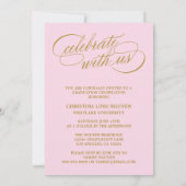 我々のエレガント脚本を卒業した |卒業招待状 招待状 (裏面)