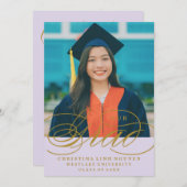 我々のエレガント脚本を卒業した |卒業招待状 招待状 (正面/裏面)