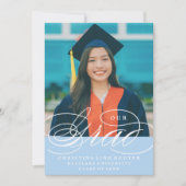 我々のエレガント脚本を卒業した |卒業招待状 招待状 (正面)