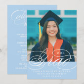 我々のエレガント脚本を卒業した |卒業招待状 招待状 (正面/裏面)