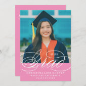 我々のエレガント脚本を卒業した |卒業招待状 招待状 (正面/裏面)