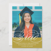 我々のエレガント脚本を卒業した |卒業招待状 招待状 (正面)