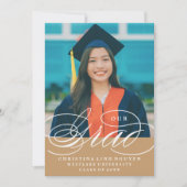 我々のエレガント脚本を卒業した |卒業招待状 招待状 (正面)