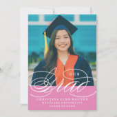 我々のエレガント脚本を卒業した |卒業招待状 招待状 (正面)