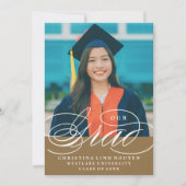 我々のエレガント脚本を卒業した |卒業招待状 招待状 (正面)