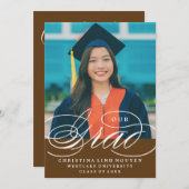 我々のエレガント脚本を卒業した |卒業招待状 招待状 (正面/裏面)