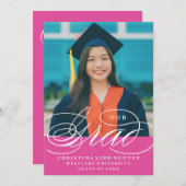 我々のエレガント脚本を卒業した |卒業招待状 招待状 (正面/裏面)