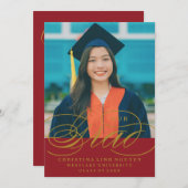 我々のエレガント脚本を卒業した |卒業招待状 招待状 (正面/裏面)