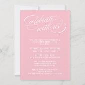 我々のエレガント脚本を卒業した |卒業招待状 招待状 (裏面)