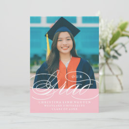 我々のエレガント脚本を卒業した |卒業招待状 招待状