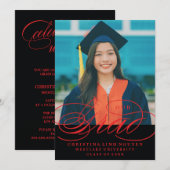 我々のエレガント脚本を卒業した |卒業招待状 招待状 (正面/裏面)