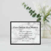 我々のオフィスは大理石のフェイク発表を移した 案内ポストカード (スタンド正面)