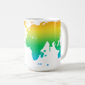 我々のカラフル惑星 コーヒーマグカップ (正面右)