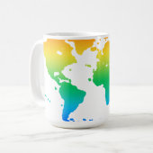 我々のカラフル惑星 コーヒーマグカップ (正面左)