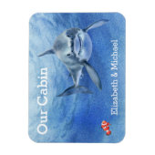 我々のキャビンのステートルームCruseドアマーカシャーク マグネット (縦)