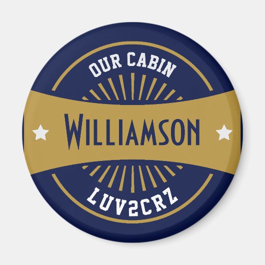 我々のキャビンクルーズ船ステートルームキャビンマーカー マグネット (正面)