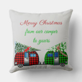 我々のキャンパーから君のキャンディへの聖降誕祭 クッション (裏面)