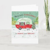 「我々のキャンパー」からのクリスマス挨拶 カード (正面)