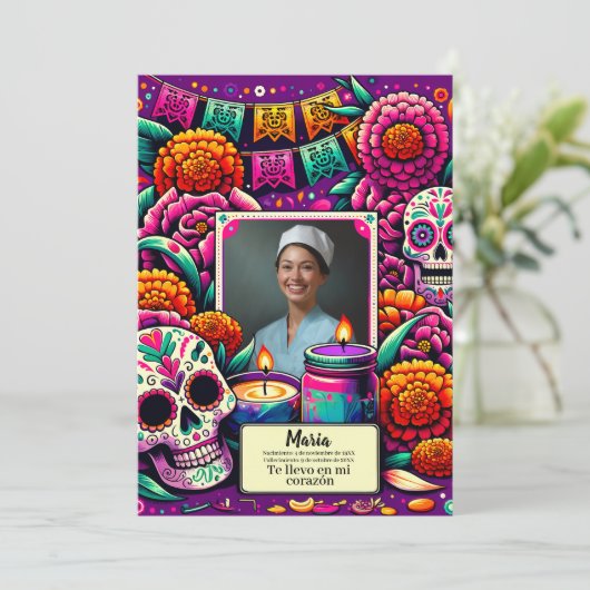 我々のグアダルーペの女性の祈りの言葉招待 招待状 (スタンド正面)