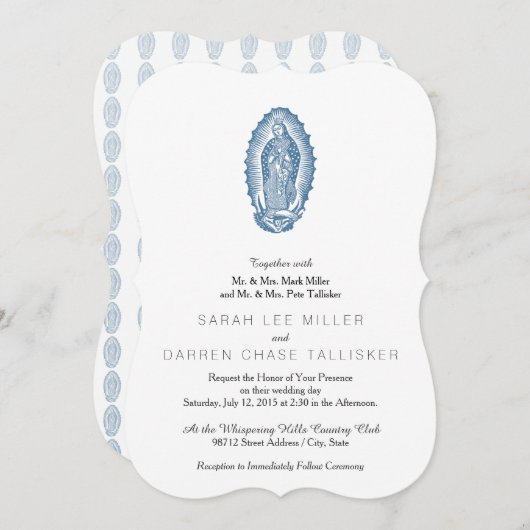 我々のグアダルーペの女性 招待状 (正面/裏面)