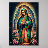 我々のグアダルーペウォールアートホームデコール ポスター (正面)