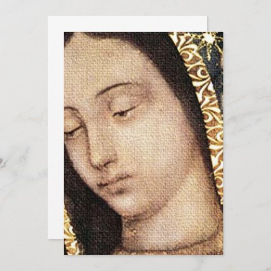 我々のグアダルーペポートレート 招待状 (正面/裏面)