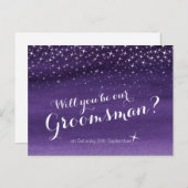 我々のグロムスマン星空結婚か 案内ポストカード (正面/裏面)