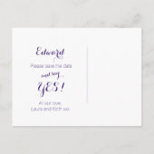 我々のグロムスマン星空結婚か 案内ポストカード (裏面)