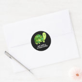 我々のシェルおもしろいは亀プンダークBG ラウンドシール (封筒)