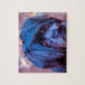 我々のシーズー(犬)Tzu我々の家族ペット ジグソーパズル (縦)