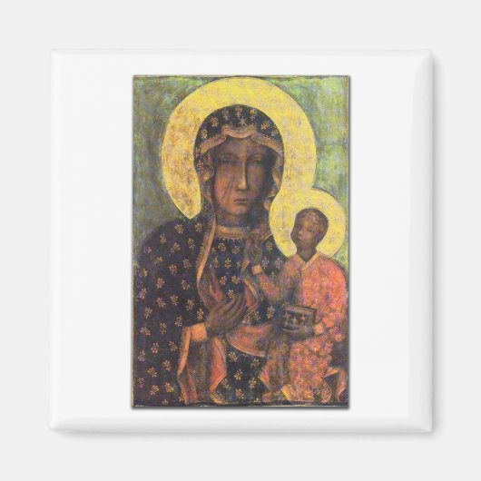 我々のチェストコーワの婦人 マグネット (正面)