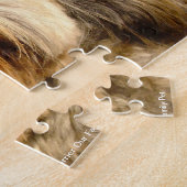 我々のチベットテリア私たちの家族ペットジグソーパズル ジグソーパズル (側面)