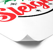 我々のチームスリグクリスマスファミリーパジャマクリスマスホリ ポスター (角)