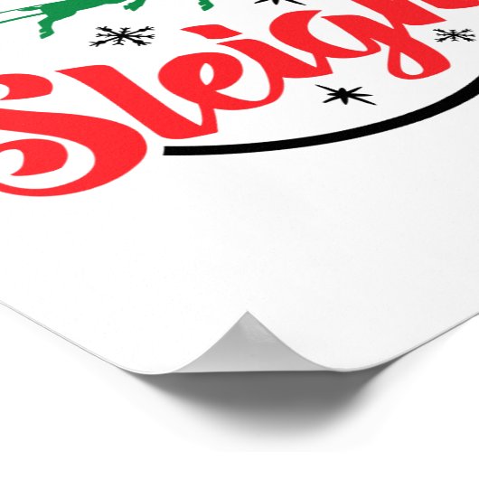 我々のチームスリグクリスマスファミリーパジャマクリスマスホリ ポスター (角)