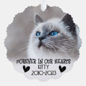 我々のハートに永遠に記された記念碑 オーナメントカード (裏面)