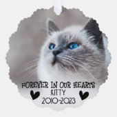 我々のハートに永遠に記された記念碑 オーナメントカード (正面)