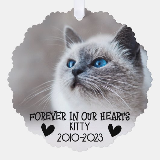 我々のハートに永遠に記された記念碑 オーナメントカード (正面)