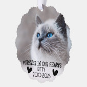 我々のハートに永遠に記された記念碑 オーナメントカード (左)