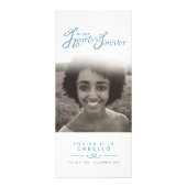 我々のハートの葬儀で白と青 ラックカード (裏面)