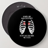 我々のハートは野生生物だ 缶バッジ (正面&裏面)