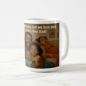 我々のパパは最高のだ。後悔しない コーヒーマグカップ (正面右)