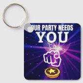 我々のパーティーは必要あなた – Mince Pies キーホルダー (正面)