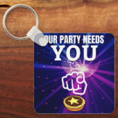 我々のパーティーは必要あなた – Mince Pies キーホルダー (正面)